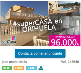 Casa de Banco chollo en Orihuela