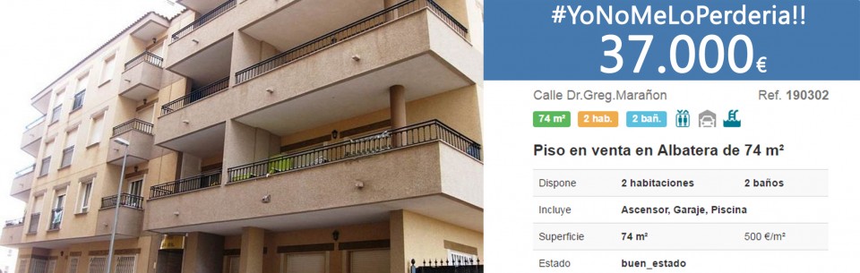 piso chollo en albatera