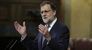 Mariano Rajoy en el debate de investidura