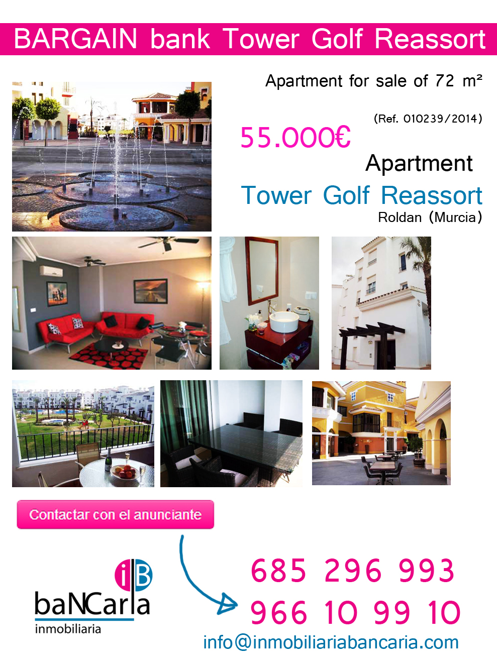 Apartment for sale in  Tower Golf Reassort Roldan (Murcia)