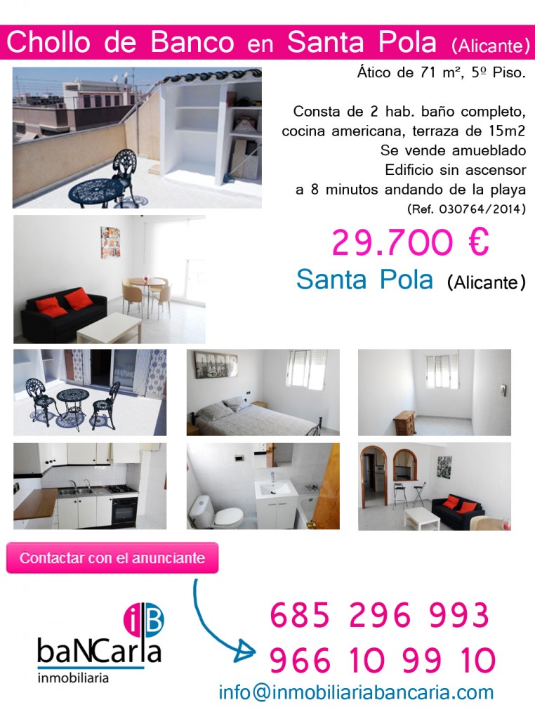 Ático de Banco en Santa Pola (Alicante)