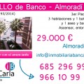 Apartamento en venta de banco en Almoradí p