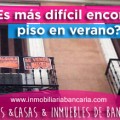 Es mas dificil encontar piso en verano