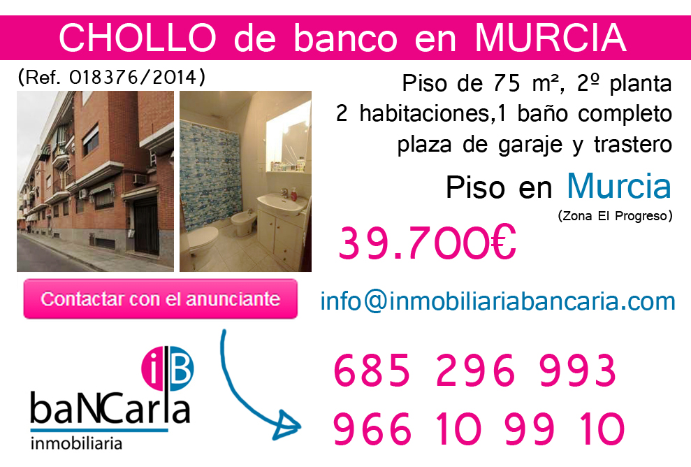 Piso a la Venta de Banco en Murcia
