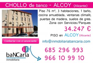 Piso en Venta en AlcoyAlcoi Pisos de Bancos en inmobiliaria bancaria Zona Norte p