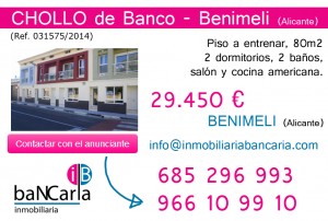 piso en venta de banco en Benimeli (Alicante ppiso en venta de banco en Benimeli (Alicante p